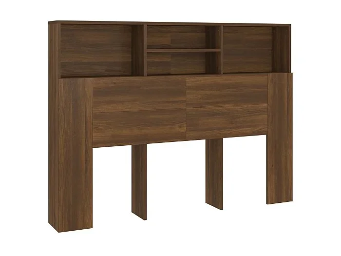 Mueble cabecero color roble marrón 140x19x103,5 cm ES53392