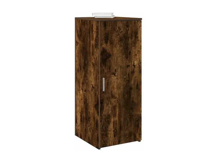 Mueble de almacenaje roble ahumado 40x45x103,5cm madera de ingeniería
