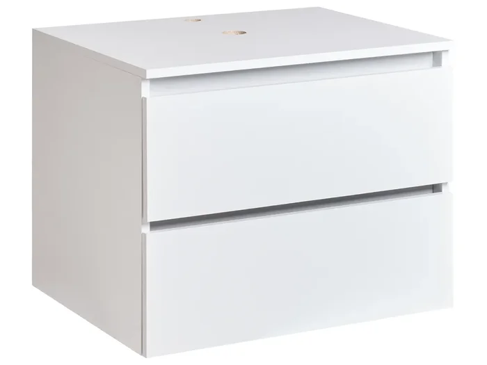 Mueble para lavabo de pared SERRA 60 cm Blanco