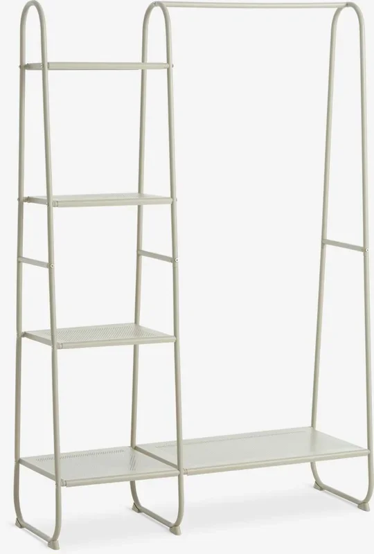 Mueble recibidor RAVNKILDE 4 estantes arena claro