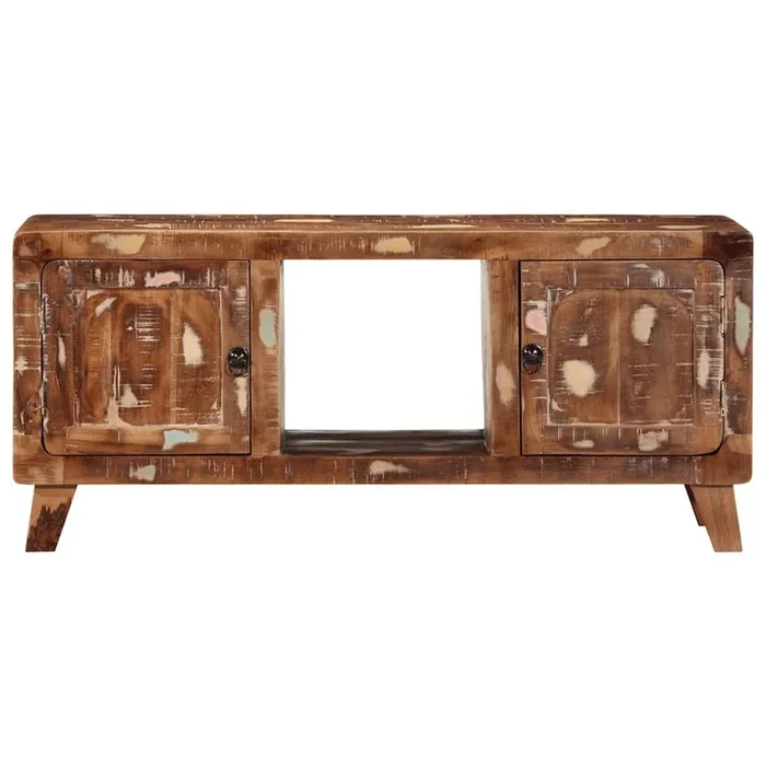 Mueble TV – Mesa de TV 105x46x32 madera maciza reciclada