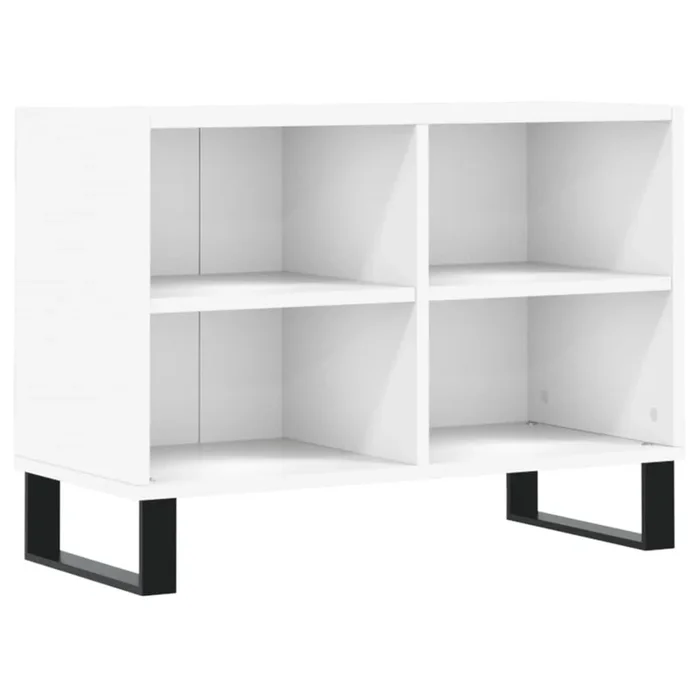 Mueble TV – Mesa de TV madera de ingeniería blanco 69,5x30x50 cm