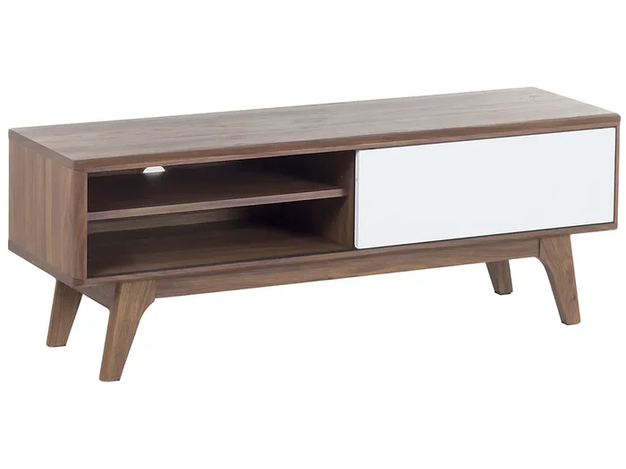 Mueble TV BUFFALO Marrón/Blanco