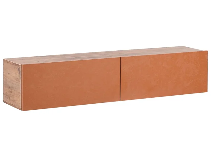 Mueble TV de pared GLADSTONE Rojo
