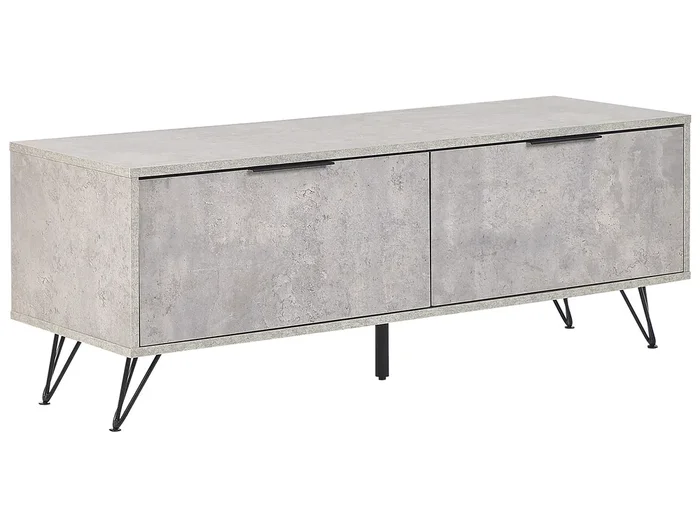 Mueble TV HALSTON Gris efecto hormigón