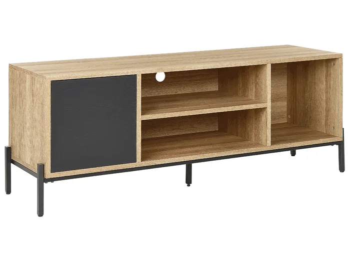 Mueble TV MOINES Marrón/Negro