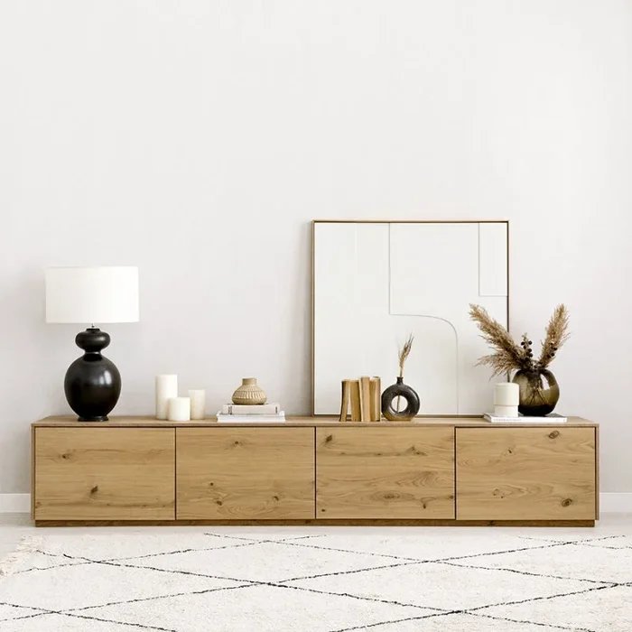 Mueble TV roble nudoso 240 Unite Natural – Kenay Home