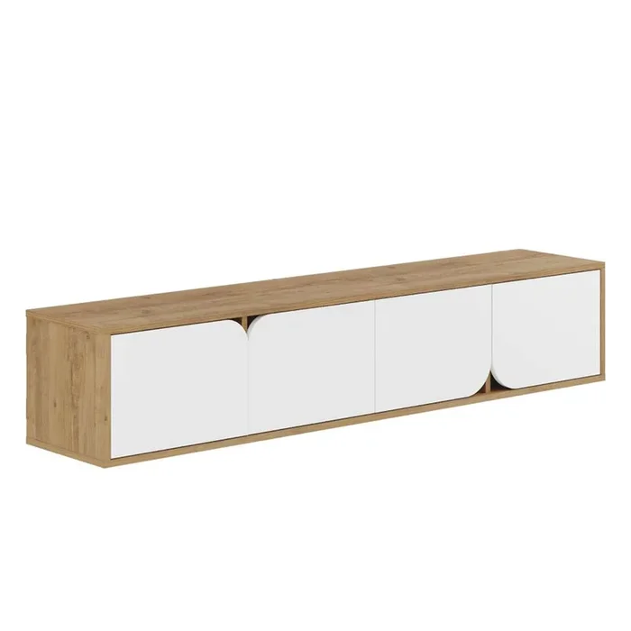 Mueble Tv Spark 180 Cm Roble – Blanco