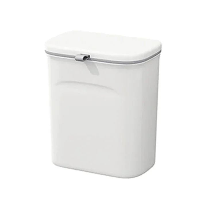 Multifuncional papelera de cocina montada en la pared 12 l
