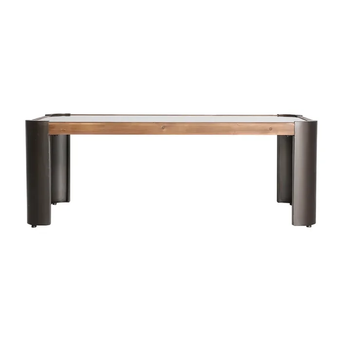 Narbona Mesa de Centro, de Madera de Abeto, en color Natural, de 122x66x44cm – Lastdeco