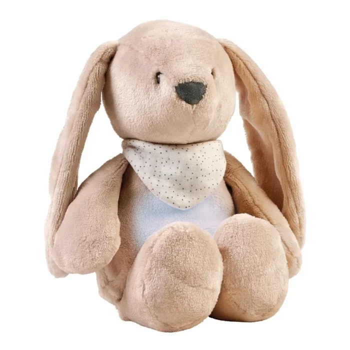 Nattou – Compañero de acurrucarse con melodía y luz SLEEPY BUNNY 4en1 beige