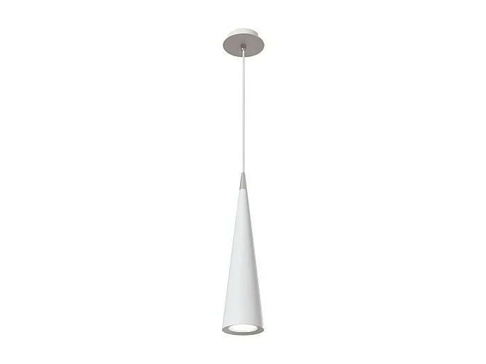 Nevill Lámpara Colgante de Techo Slim Blanca, 1 Luz, GU10