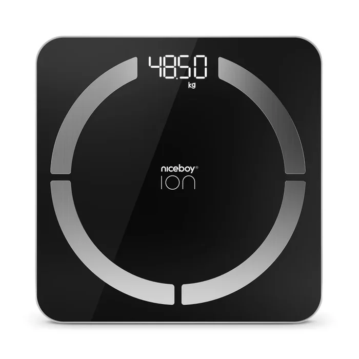 Niceboy ION SmartScale – Báscula digital personal inteligente 3xAAA negro