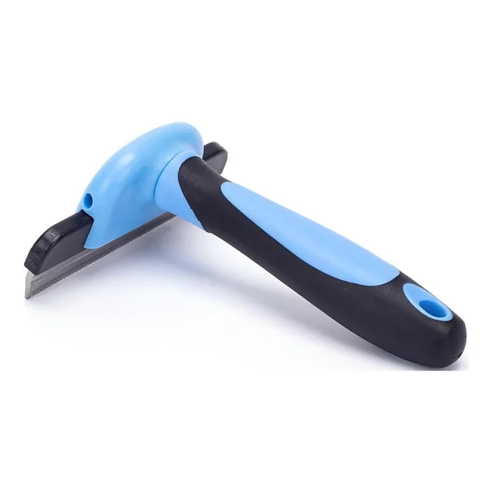 Nobleza – Cepillo para perros y gatos azul 10,5 cm