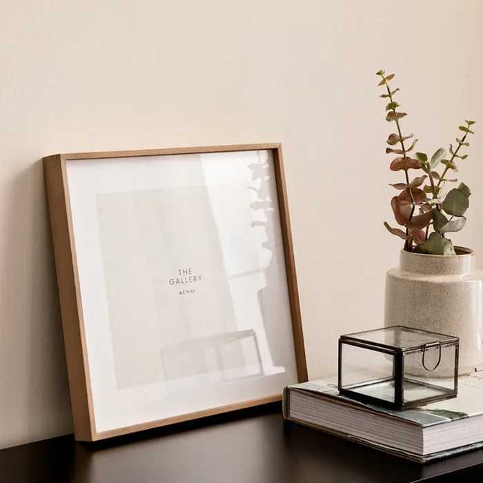 Nogal 60×60 Marco Marrón – Kenay Home