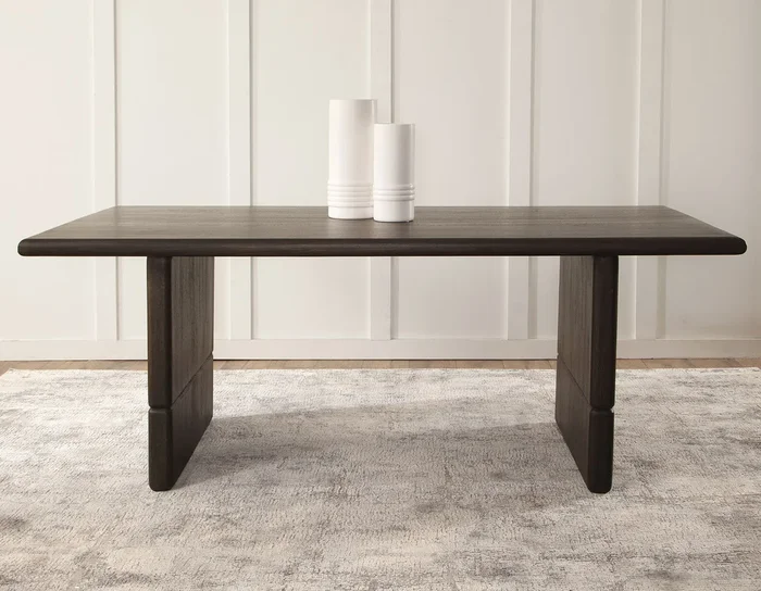 Norvell Dark Espresso Solid Wood 78″ Table