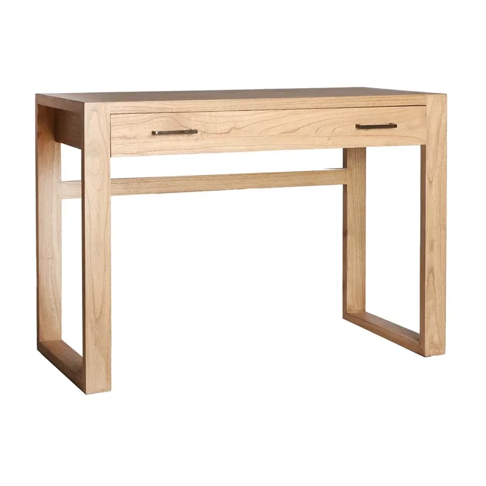 Nyry Escritorio, de Madera Mindi, en color Natural, de 110x50x76cm – Lastdeco