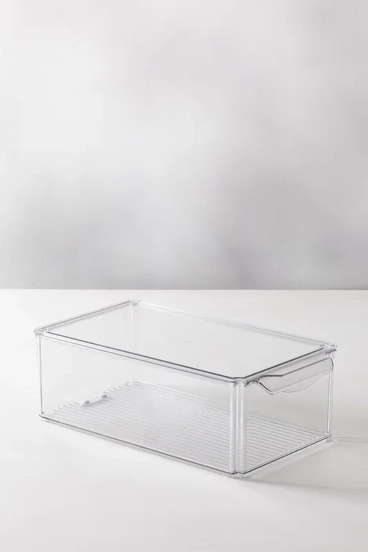 Organizador de Frigorífico Ixetes ↑12 cm Transparente – SKLUM