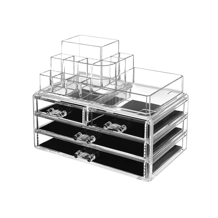 Organizador de Maquillaje Transparente-SONGMICS