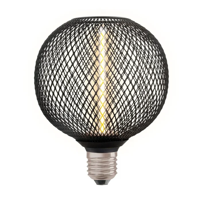 OSRAM Decor LED Globo Filamento Paja E27 3,5W negro 1800K