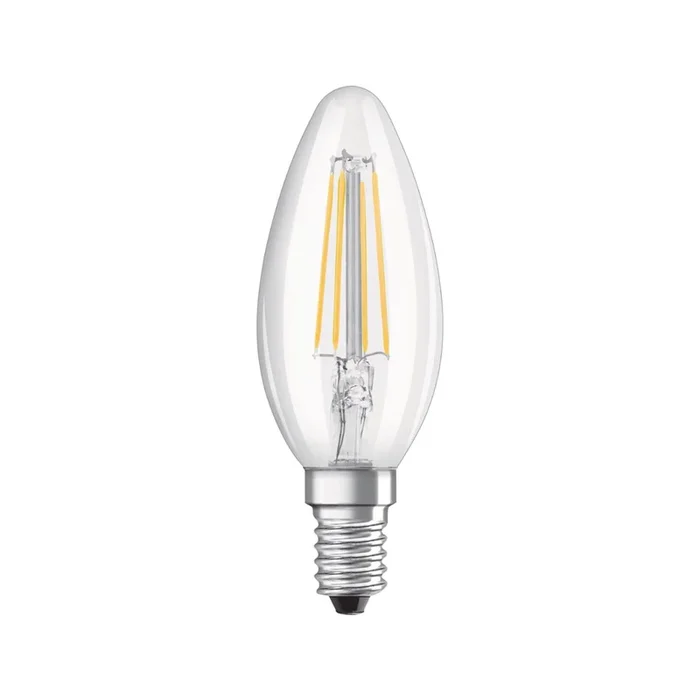 OSRAM vela E14 4,8W blanco universal transparente
