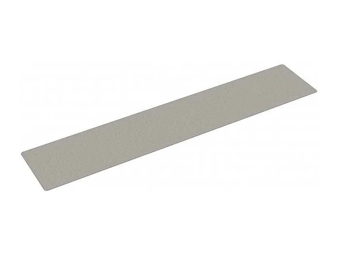 Overijse Alfombra de pasillo con aspecto de sisal gris taupe 80×400 cm