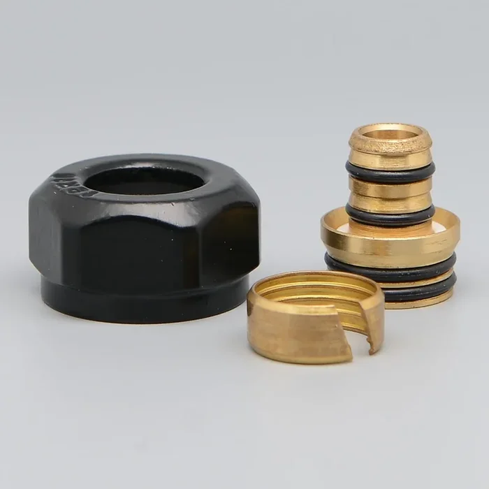 P.M.H. ZZM1624 – Racor de compresión para válvula UNIKO/TERM/DUO negro/Alupex 16 mm