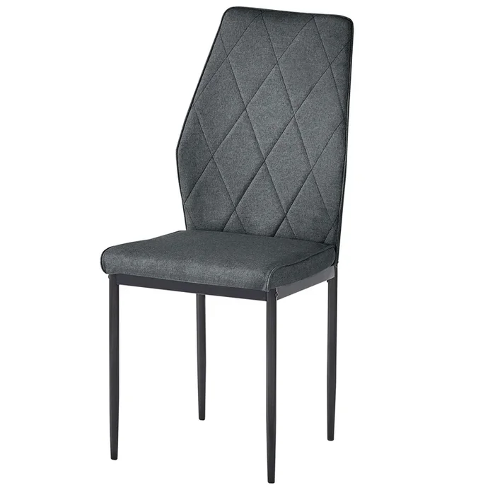 Pack 2 Sillas de Salón Comedor Marengo Cotemporáneo Color Gris Ceniza