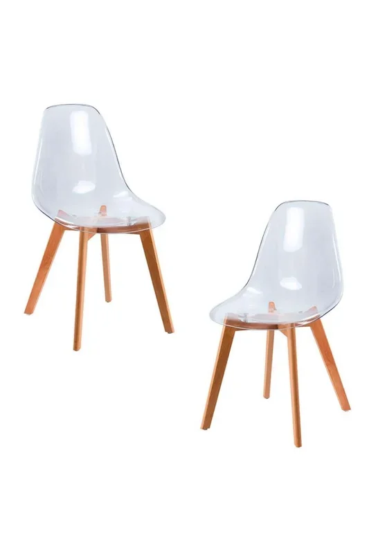 Pack 2 Sillas Kelen Transparentes