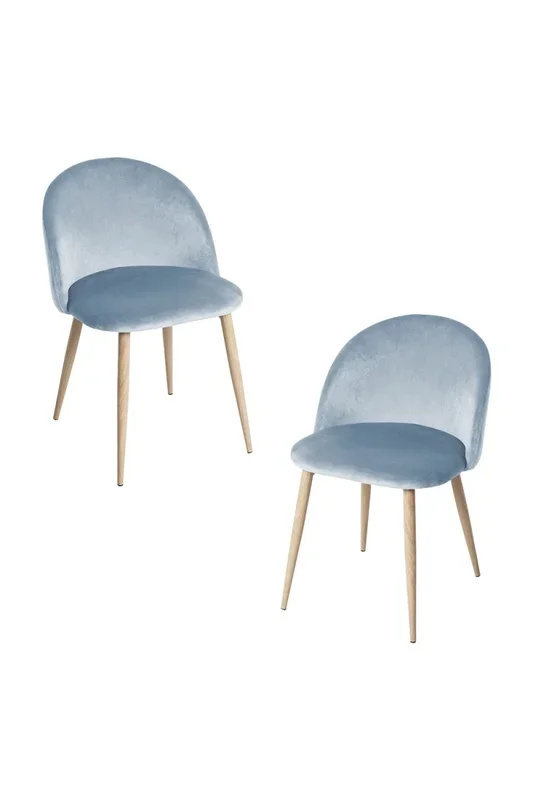 Pack 2 Sillas Vint Terciopelo – Azul