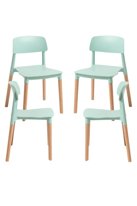 Pack 4 Sillas Estin – Celadón