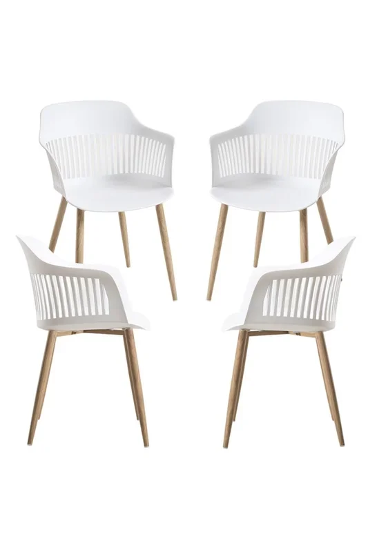 Pack 4 Sillas Lisy – Blanco