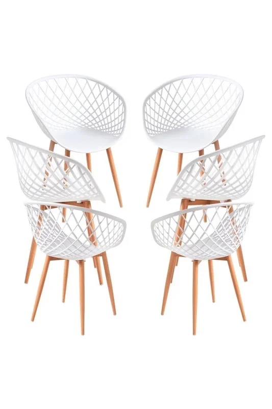 Pack 6 Sillas Vera – Blanco
