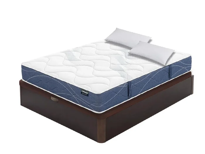 Pack canapé madera 19 y colchón Flex Habana con almohada 150×200 – Colchones Vela