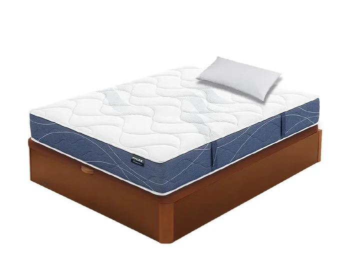 Pack canapé madera 19 y colchón Flex Habana con almohada 90×200 – Colchones Vela