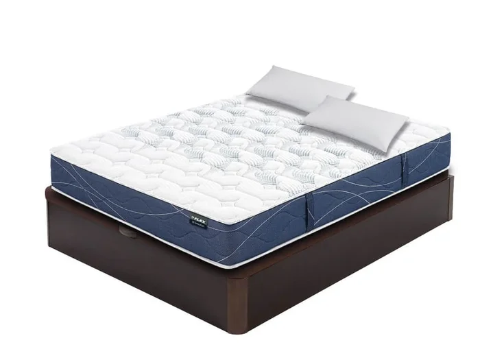 Pack canapé madera 19 y colchón Flex Nexus Visco con almohada 135×190 – Colchones Vela