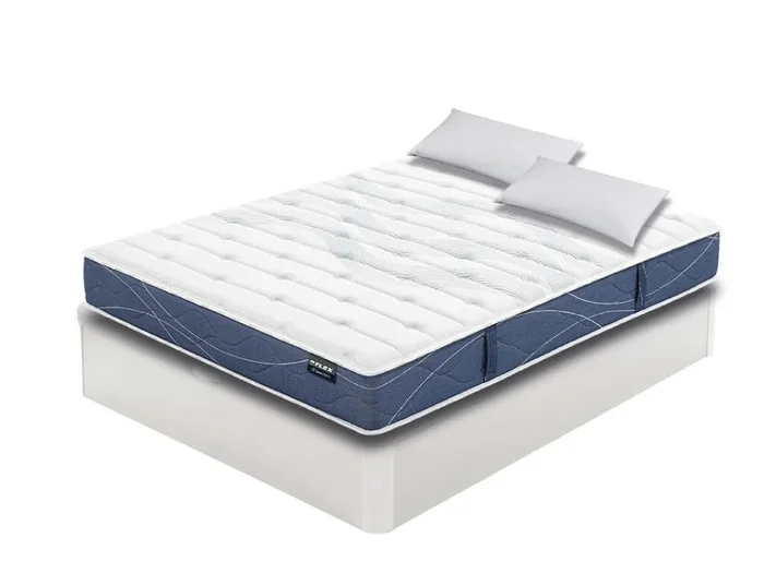 Pack canapé madera 19 y Colchón Multielastic de Flex con almohada 135×190 – Colchones Vela