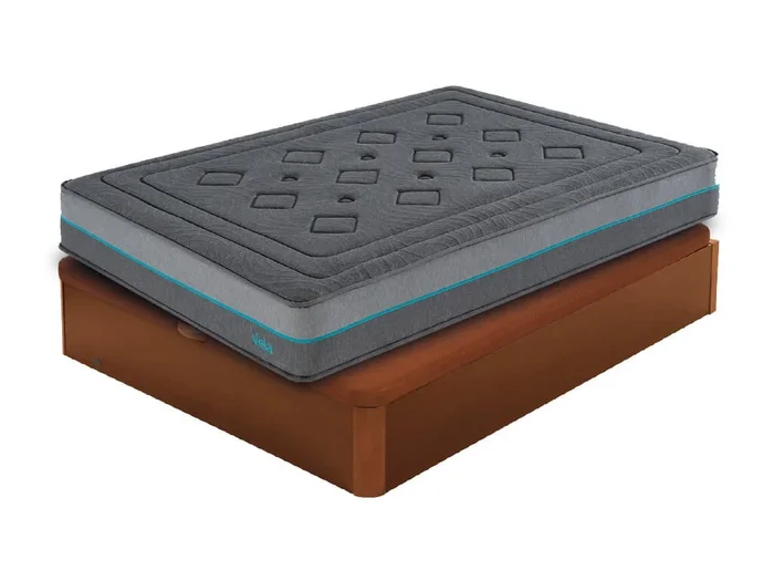 Pack canapé madera 19 y colchón Vela de muelles ensacados 105×190 – Colchones Vela