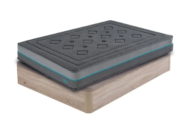 Pack canapé madera 19 y colchón Vela de muelles ensacados 135×200 – Colchones Vela