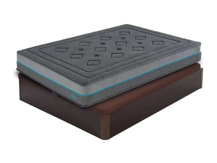 Pack canapé madera 19 y colchón Vela de muelles ensacados 150×190 – Colchones Vela