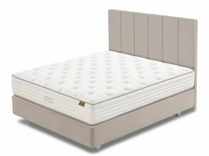 Pack Colchón Flex Eternity Pocket + Canapé Tapizado Paladium + Cabecero Deco 140×200 – Colchones Vela