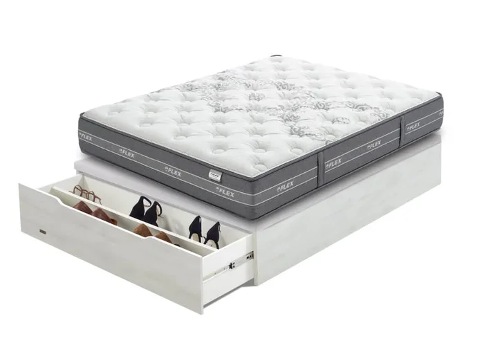 Pack colchón Flex Nube Visco + Canapé Abatible Zapatero 160×200 – Colchones Vela