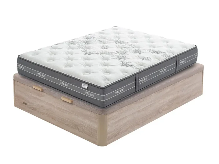 Pack Colchón Nube Visco + Canapé Abatible Madera 25 160×190 – Colchones Vela