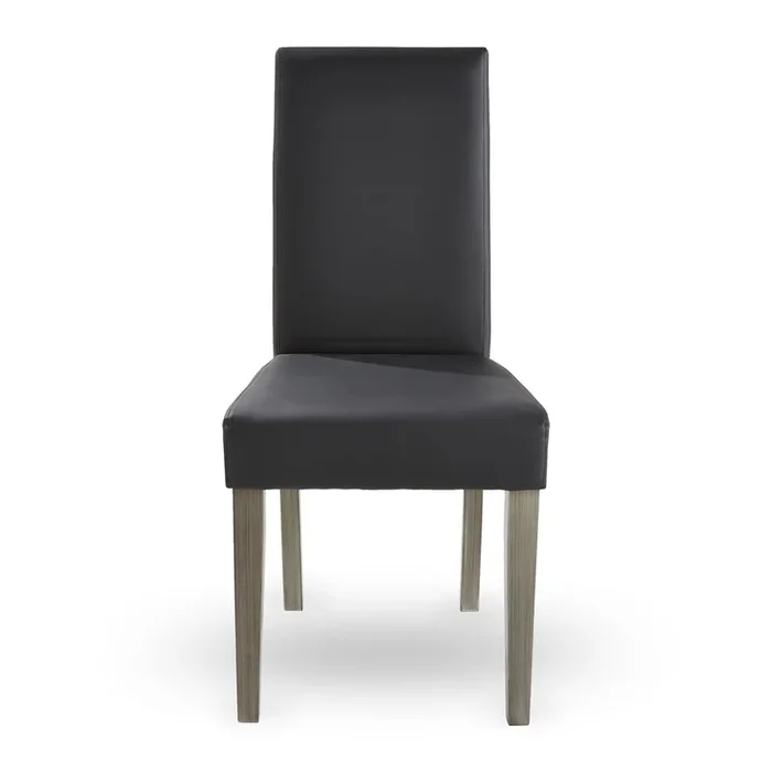 Pack de 2 sillas NAMUR gris oscuro