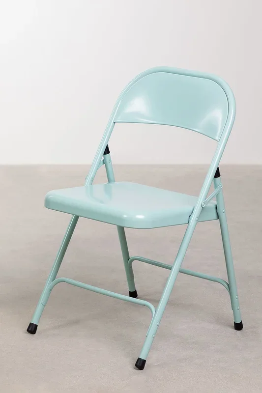 Pack de 2 Sillas Plegables Ukla Azul Aruba – SKLUM