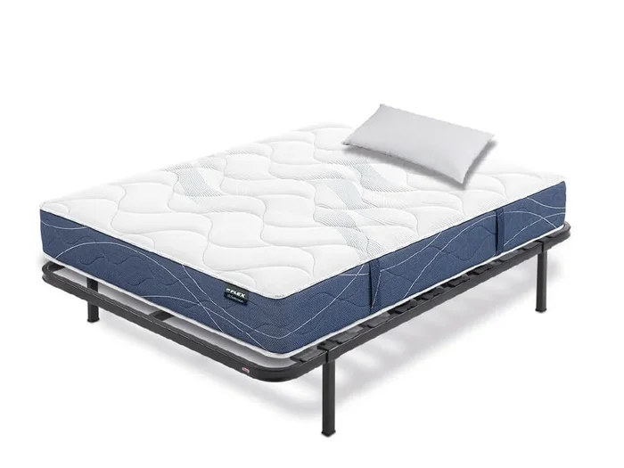 Pack somier y colchón Flex Habana con almohada 80×182 – Colchones Vela