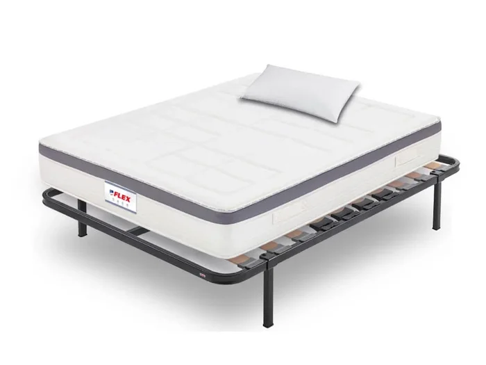 Pack Somier y Colchón Visco Airvex Flex Supreme con almohada 105×182 – Colchones Vela