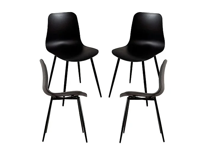 Packs Sillas Comedor – Pack 4 Sillas Bimi – Negro