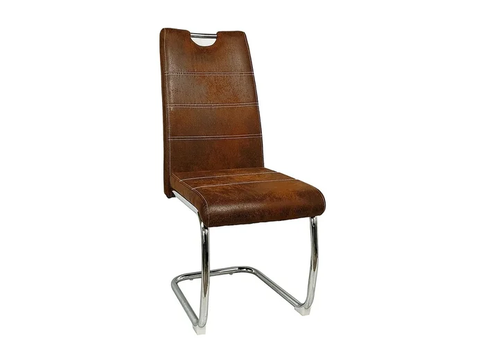 Packs Sillas Comedor – Pack 4 Sillas Hallen Polipiel – Marrón Vintage