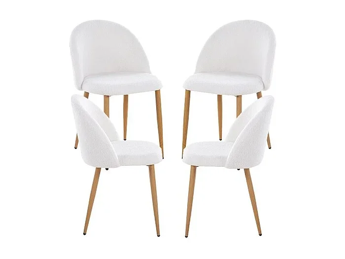 Packs Sillas Comedor – Pack 4 Sillas Vint Borreguito – Blanco